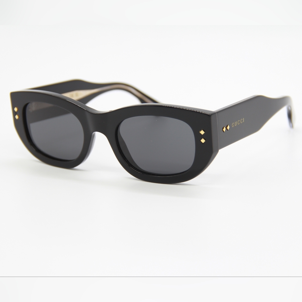 NEW GUCCI SUNGLASSES GG1215S 002 BLACK UNISEX EYEWEAR GUCCI - Picture 3 of 16